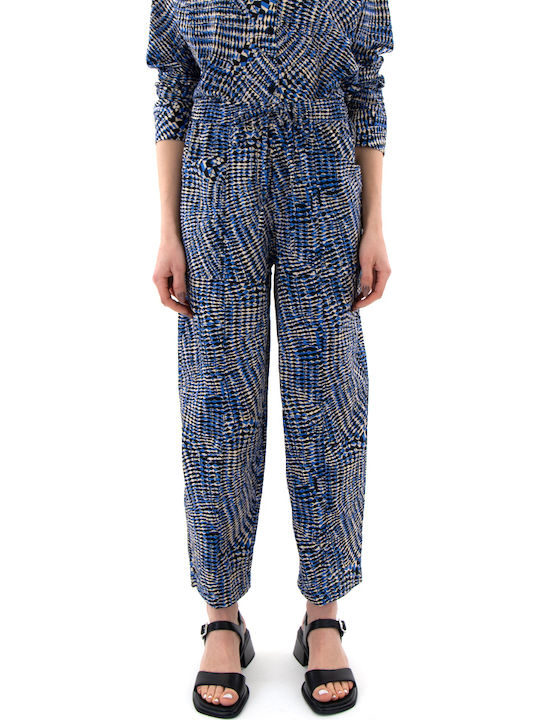 Damen Hochgebirge Stoff Hose Schwarz
