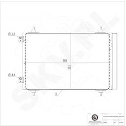 Ψυγείο Κλιματισμού Citroën C8 Jumpy Ii Fiat Scudo Peugeot 807 Expert 6455en Ψυγείο Κλιματισμού Citroën C8 Jumpy Ii Fiat Scudo Peugeot 807 Expert 6455en