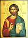 Christ Blessing Pantocrator Icon Frame Category Paper Krn No 0 Dimension 10.0cm X 14.0cm Icon Wood Mdf S&k Byzantine Icons