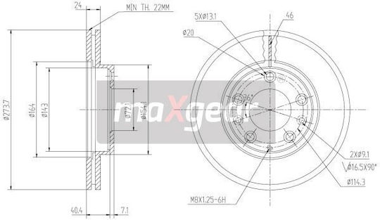 Δίσκος Φρένων Εμπρός Mazda 626 6 9958510