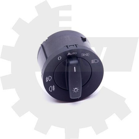 Διακόπτης Φώτων Vw Caddy Iii Eos Golf V Jetta Iii Passat Touran 1k0941431bn Μαύρος Λειτουργία Auto 10 Ακίδων 1k0941431bn