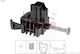 Ford Brake Switch for Transit Connect 2002-2006 1.6 Tdci 8691591
