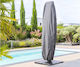 Hesperide Protective Umbrella Cover 70x40x257cm in Grey Color