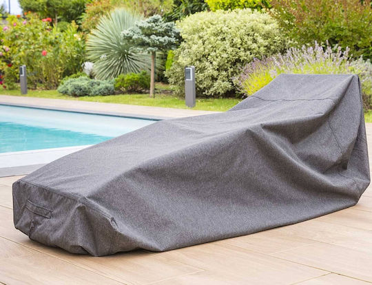 Hesperide Protective Cover for Chaise Lounge 220x145x90cm in Grey Colour