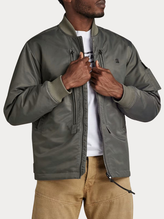 Μπουφάν Bomber Διπλής Όψης Gs Grey