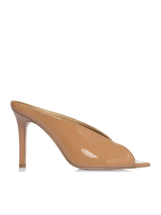 Sante Mules Made of Patent Leather with Heel in...