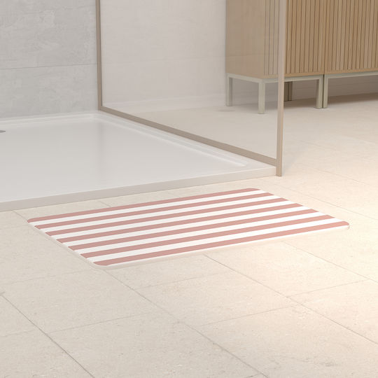5Five Σετ Πατάκια Μπάνιου 220352A Pink 39x60εκ.