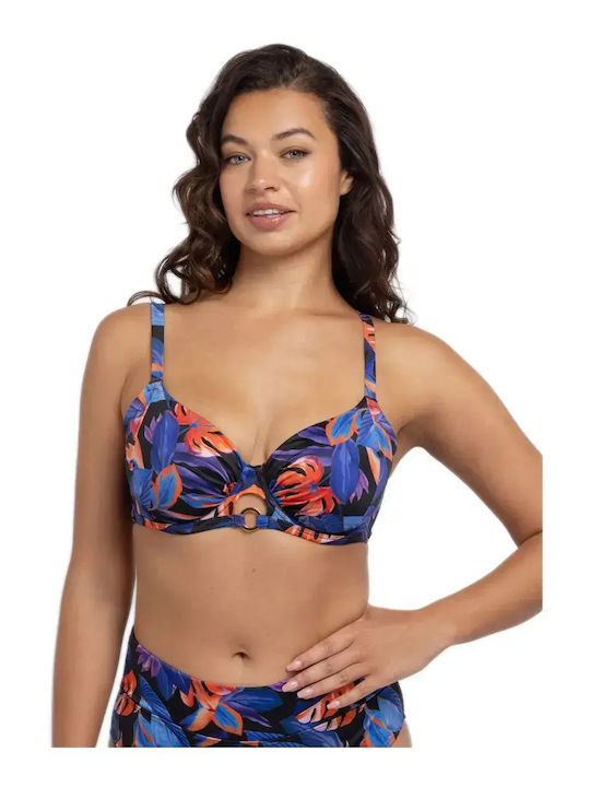 Bikini Σουτιέν Floral Μαύρο