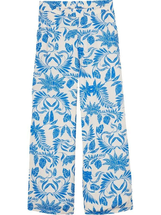 Vero Moda Damenhose in Breit Bein Stil in Creme...