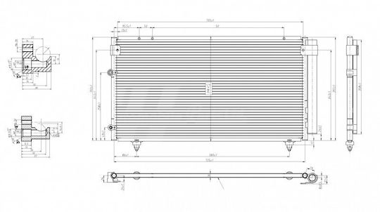 Συμπυκνωτής Κλιματισμού Avensis Verso 2001-2003 88460-44440