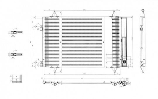 Συμπυκνωτής Κλιματισμού Citroen C4 1.6 04 6455.cy