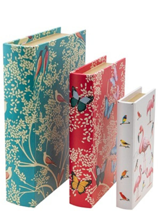 Zen Collection Set of Decorative Boxes in Book Shape 3 Pieces