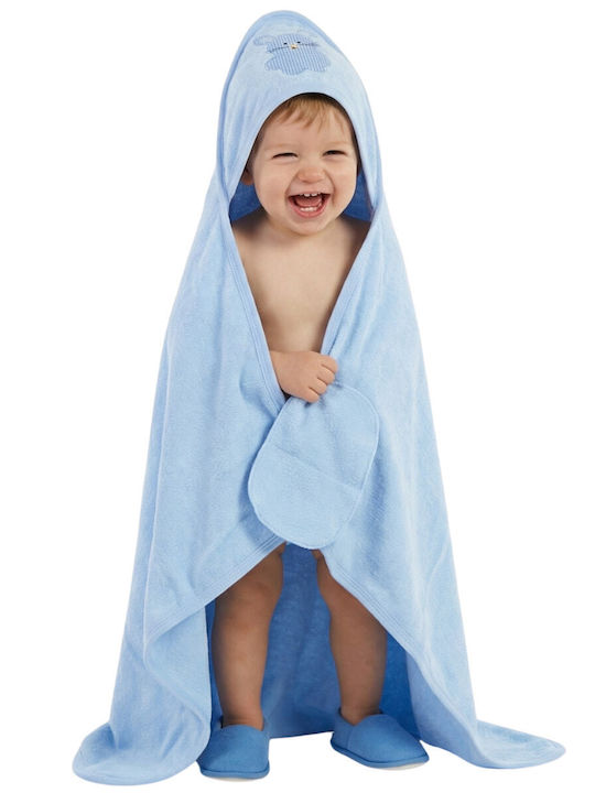 Pamuk Baby Βρεφική Κάπα-Μπουρνούζι με Κουκούλα 74x100εκ.