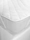 TnS Protective Mattress Cover Double With Elastic Straps White 170x200cm