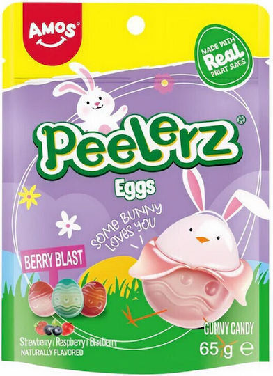 Amos Peelerz Gummy Eggs Γεύση Berry 65g