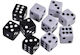 5 Sets Dice for Backgammon 10pcs