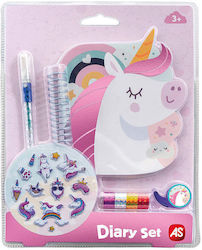 AS Kinder Schreibwaren-Set Kinderkalender Unicorn Zubehör 3+ Jahre