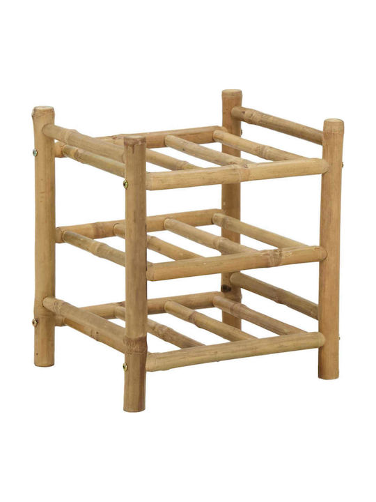 vidaXL Επιδαπέδια Κάβα Ποτών Ξύλινη Μπεζ 32.5x29.5x36εκ.