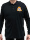 Fire Department Body Ff Polo Long Sleeve Black