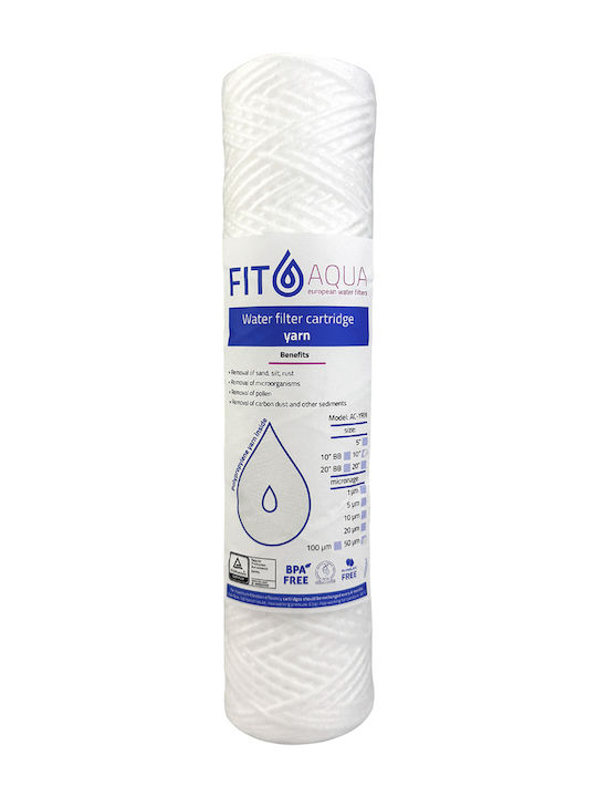 Fit Aqua Water Filter Cartridge Countertop And Under Sink 10" 50 Micron AM.0084