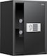 Deli Safe with Digital Lock and Key M35xW31xH50cm Weight 15kg