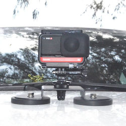 Double Magnetic Stand 8.8 Cm Adapter Gopro Phone