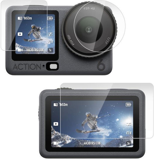 Glass Protector Dji Osmo Action 6 Both Screens Lens