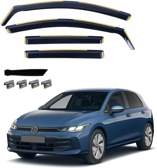 Auto Windschutzscheiben Set Vorder- und Rückseite für Volkswagen Golf 2021+ 4 Stück