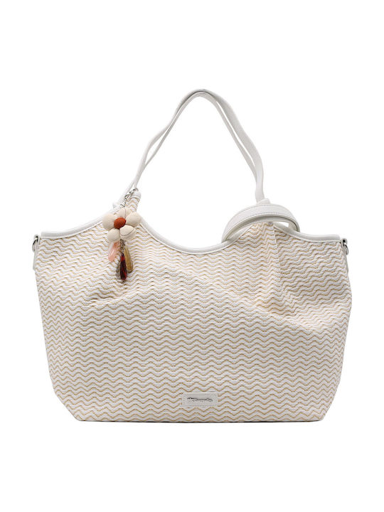 Tamaris Geantă De Damă Tip Crossbody Albă