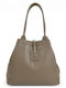 Damentasche aus Leder Passaggio Taupe