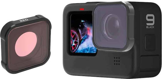 Underwater Shooting Filter Gopro Hero 9 10 11 12 13 Black Original Grip Red