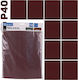 Geko Sand Paper K40 230x280mm Set 10 Pieces