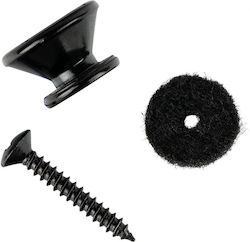 Ortega Ostp2-bk Black Guitar Strap Buttons