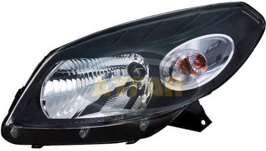 Autolampen Engelsaugen Links Schwarz Rahmen Dacia Sandero 2011-2013