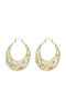 Loisir Set Gold Plated Earrings with Stones