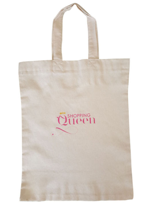 Jeenie Handmade Fabric Shopping Bag Stamp Shopping Queen Tsa087
