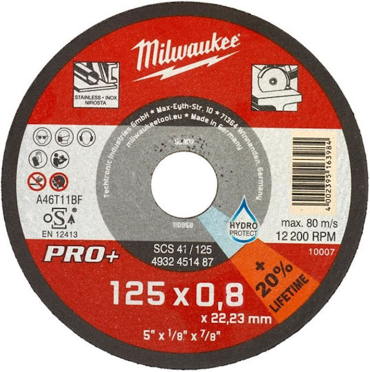 Milwaukee Pro+ Disc De Tăiere Metal 125mm