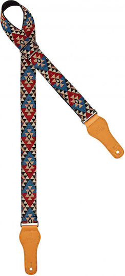 Ortega Ocs-440u Mehrfarbiger Baumwoll-Gurte Für Ukulele Verstellbar 37 Mm