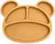 Tedsy Kids Silicone Food Plate Yellow