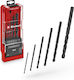 Einhell Hss-r Metal Drill Bit Set 2 8 Mm 6 Pcs