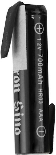 BW Batteries Rechargeable Battery AAA Ni-MH 700mAh 1.2V with Blade