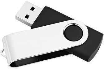 Usb 3.0 Flash Drive 64gb No Logo White Swivel