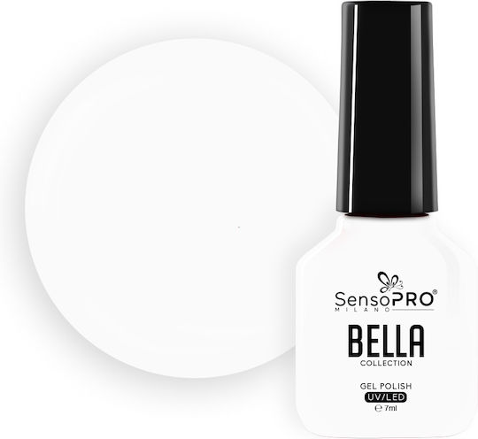 Sensopro Milano Полутраен Лак За Нокти Bella Collection White Elegance 7мл