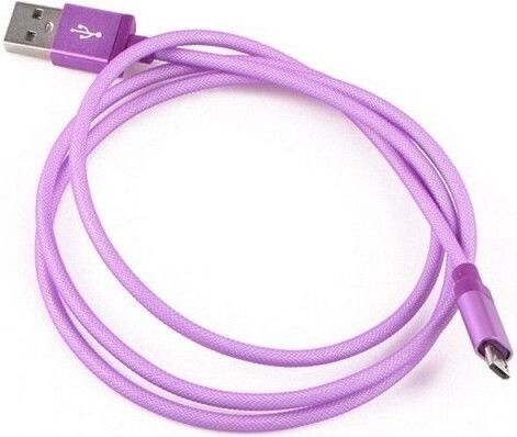 Редовна USB 2.0 към Микро USB Кабел Лилав 1 Брой