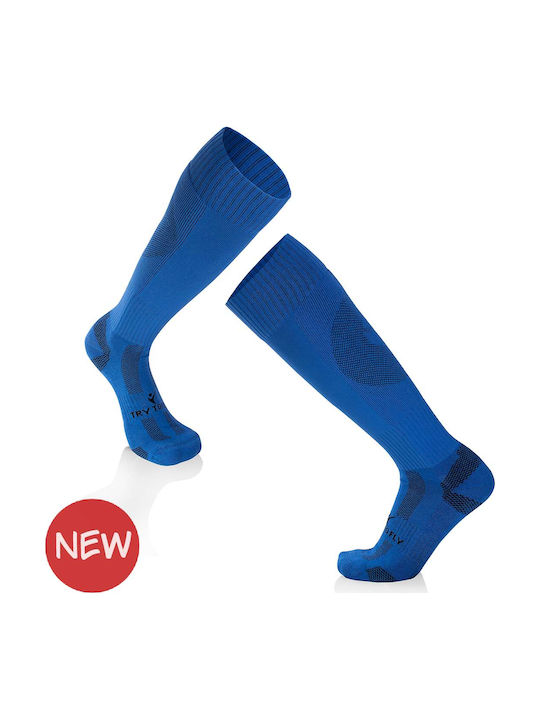 Try to Fly Fußballsocken Blau 1 Paar