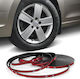 Protective Decorative Rim Rings Adhesive Made Flexible Plastic Black
