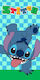 Πετσέτα Θαλάσσης Quick Dry Disney Home Lilo & Stitch 186 70x140 Aqua-sky Blue 100% Microfiber