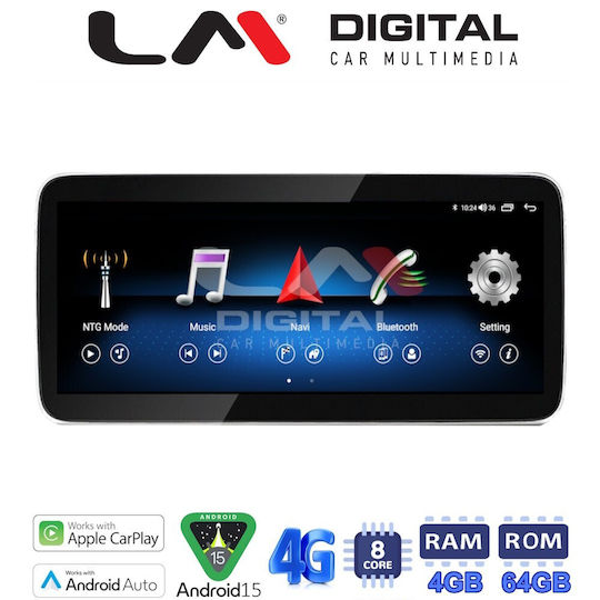 LM Digital LM KH4 510 Car Multimedia System OEM Touch Screen for Mercedes-Benz C Class W205 2015 GLC X253 2015 X Class W470 2017 with CarPlay Android Auto Bluetooth GPS Wi-Fi GPRS