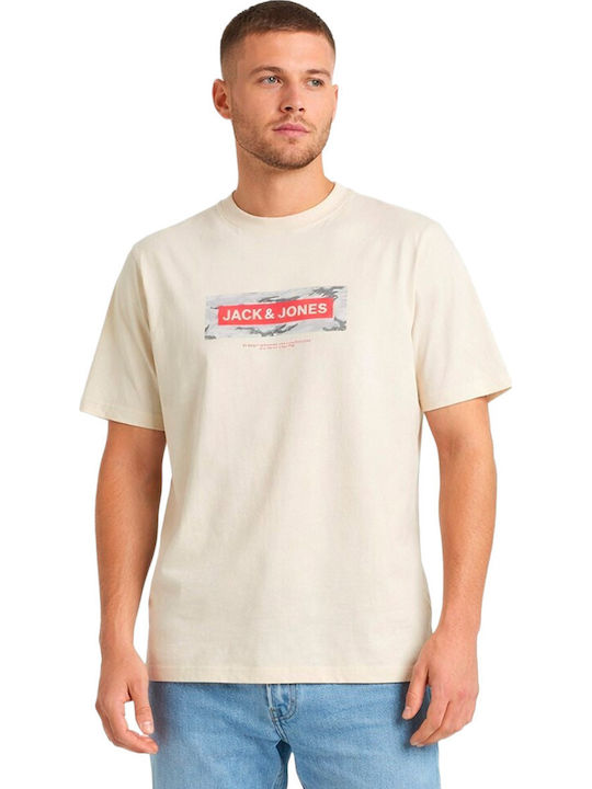 Jack & Jones Тениска Екрю