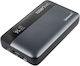Intenso HE20000 Power Bank 20000mAh 100W with USB-A Port and 2 USB-C Power Delivery Ports Gray